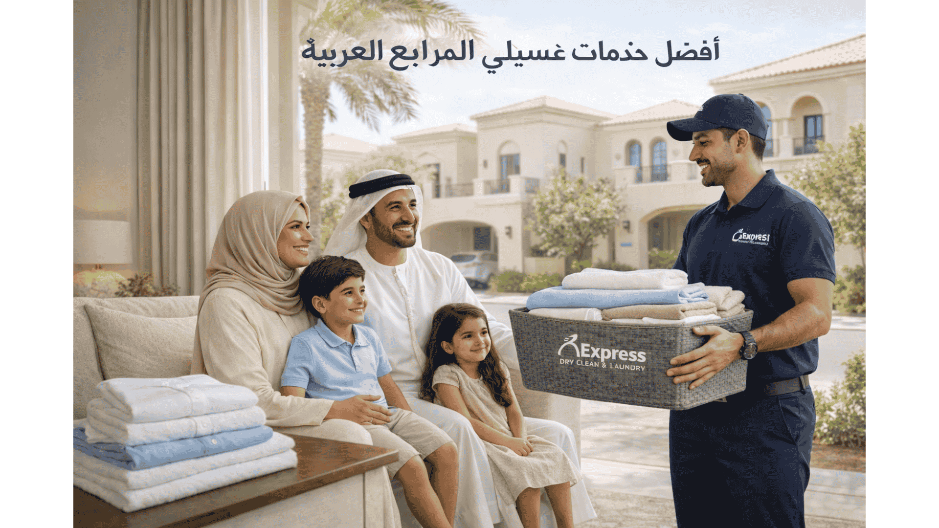 خدمة غسيل ملابس مميزة في المرابع العربية مع توصيل للفلل