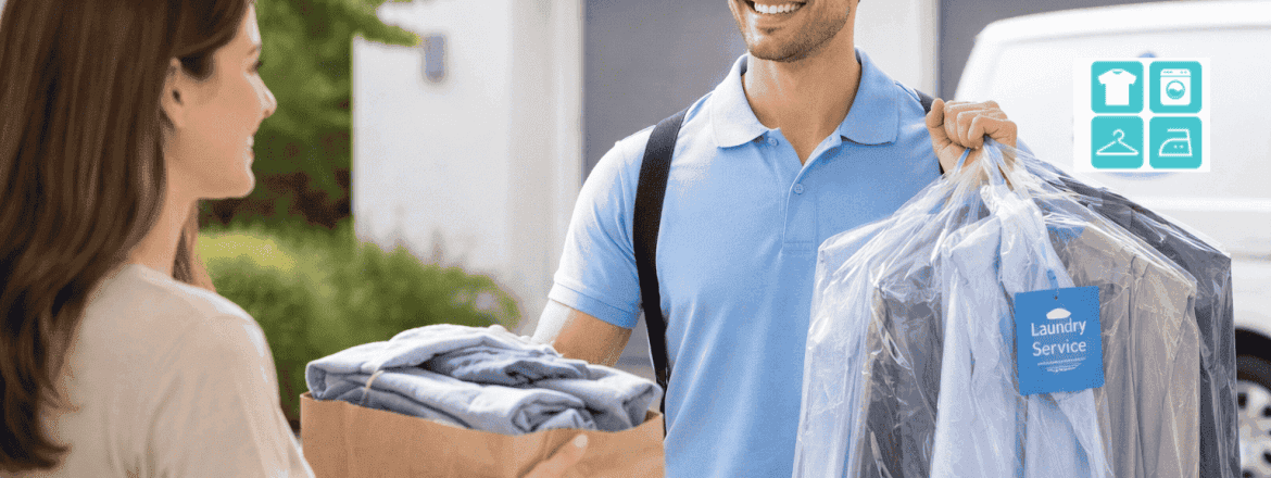Pickup and delivery service in Dubai with professional staff collecting items from customer doorstep