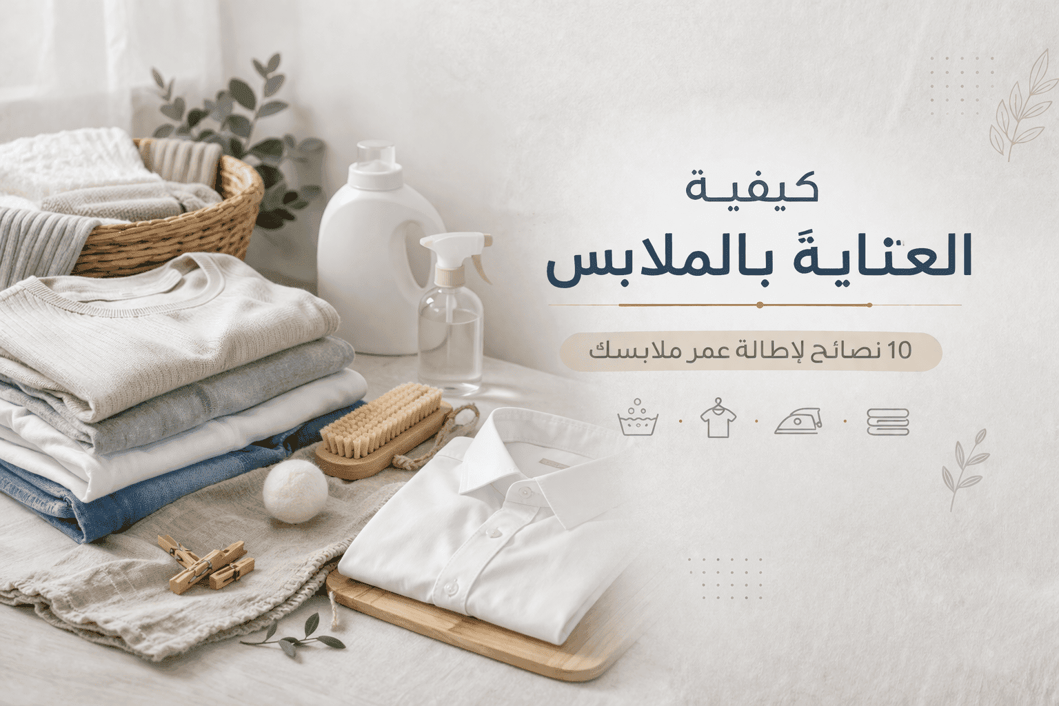 كيفية العناية بالملابس والحفاظ عليها لفترة طويلة