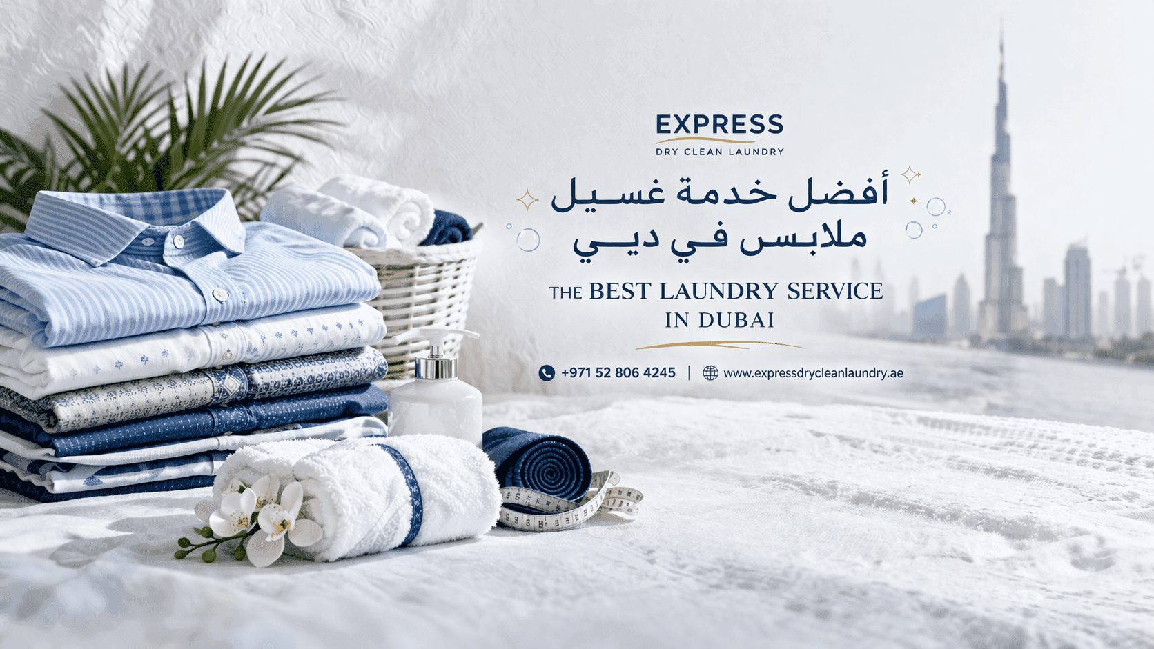 أفضل خدمة غسيل ملابس في دبي مع تنظيف احترافي واستلام وتوصيل سريع