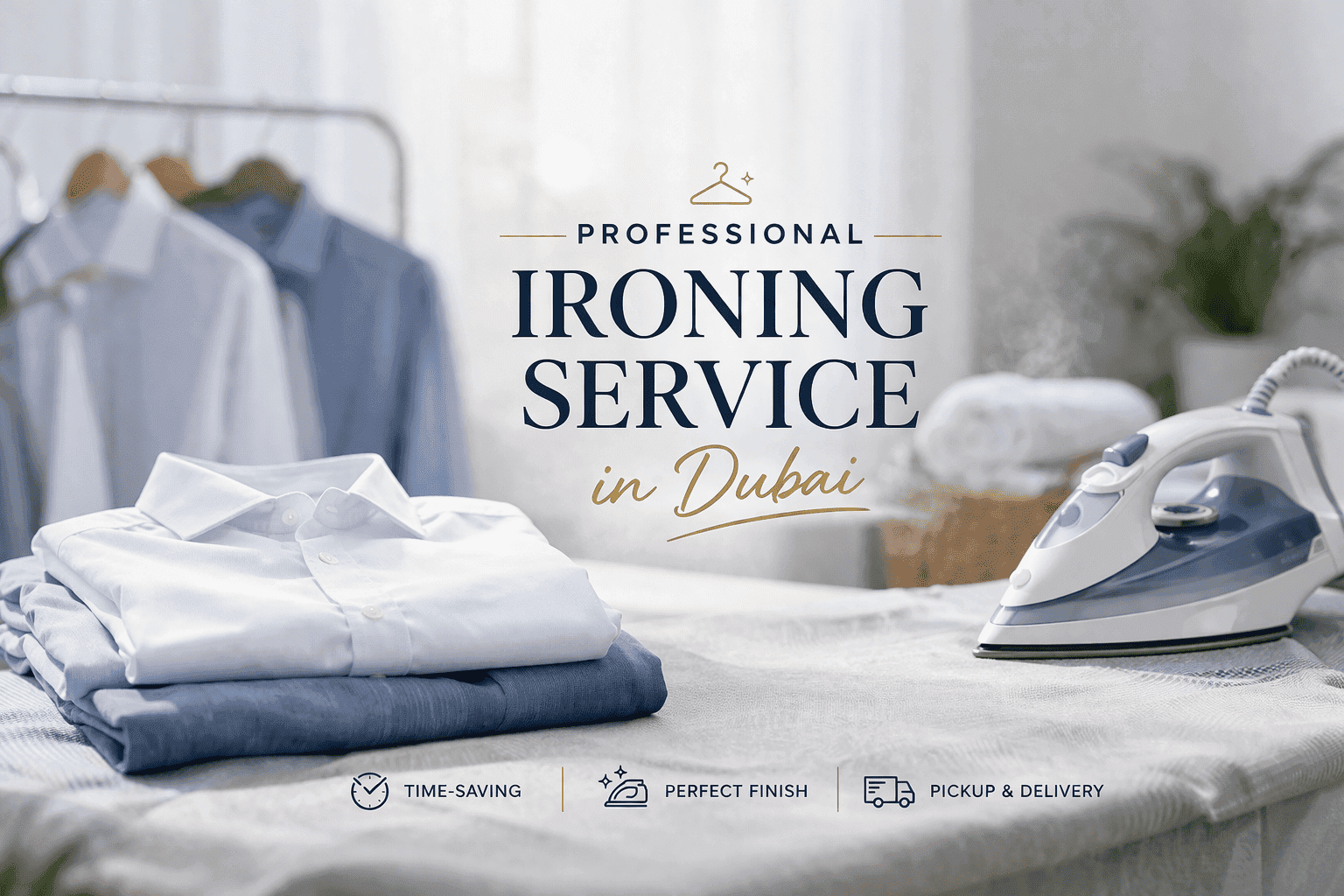 خدمة كي الملابس الاحترافية في دبي للحصول على ملابس أنيقة وخالية من التجاعيد